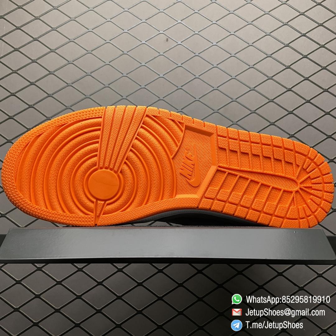 Air Jordan 1 Retro High OG Electro Orange SKU 555088 180 White Leather Upper Black Hits Orange Finish Best RepSnkrs 08 Air Jordan 1 Retro High OG Electro Orange SKU 555088 180 White Leather Upper Black Hits Orange Finish Best RepSnkrs 08