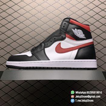 Air Jordan 1 Retro High OG Gym Red SKU 555088 061 Remixes Iconic Color Scheme Upper Best Replica Support Sneakers 01