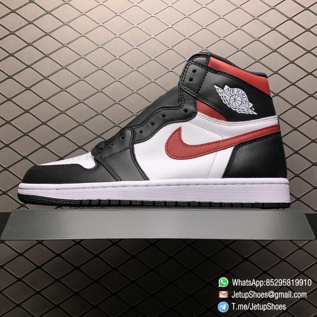Air Jordan 1 Retro High OG Gym Red SKU 555088 061 Remixes Iconic Color Scheme Upper Best Replica Support Sneakers 01