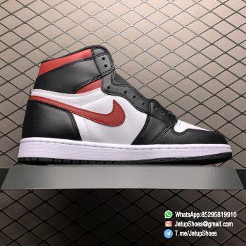 Air Jordan 1 Retro High OG Gym Red SKU 555088 061 Remixes Iconic Color Scheme Upper Best Replica Support Sneakers 02