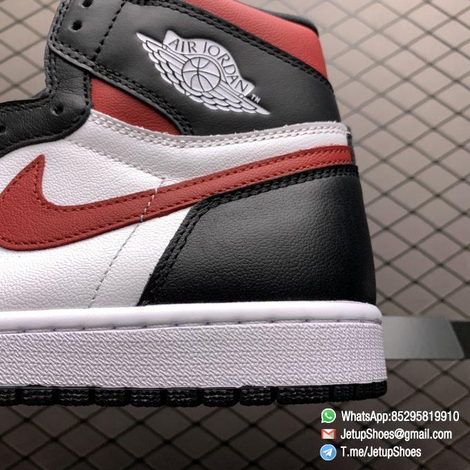 Air Jordan 1 Retro High OG Gym Red SKU 555088 061 Remixes Iconic Color Scheme Upper Best Replica Support Sneakers 04
