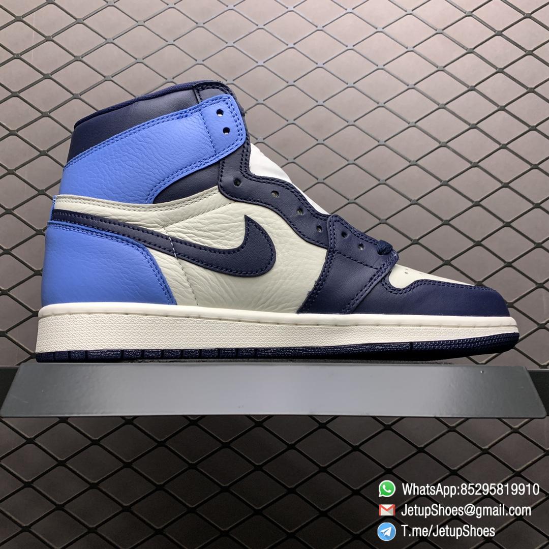 Air Jordan 1 Retro High OG Obsidian UNC SKU 555088 140 Color block Palette leather upper Best Replica Snkrs 02 Air Jordan 1 Retro High OG Obsidian UNC SKU 555088 140 Color block Palette leather upper Best Replica Snkrs 02
