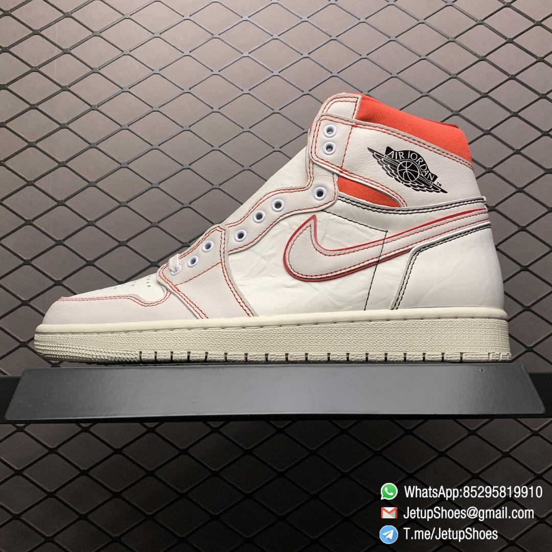 Best Fake Air Jordan 1 Retro High OG Phantom Gym Red Stitching in Black and Red High top Clean Lines Off White Sail Finishing 01 Best Fake Air Jordan 1 Retro High OG Phantom Gym Red Stitching in Black and Red High top Clean Lines Off White Sail Finishing 01