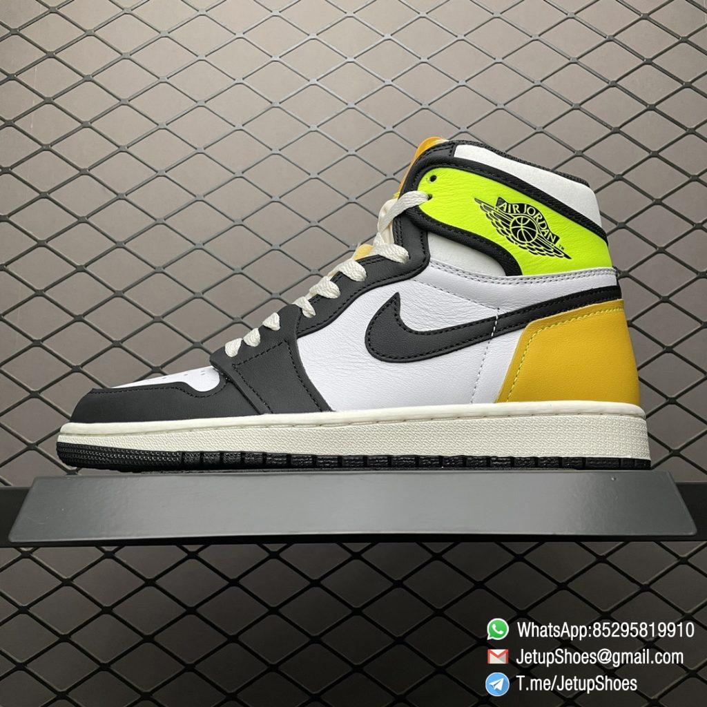 Best Replica Air Jordan 1 Retro High OG ‘Volt Gold’ White Black Volt