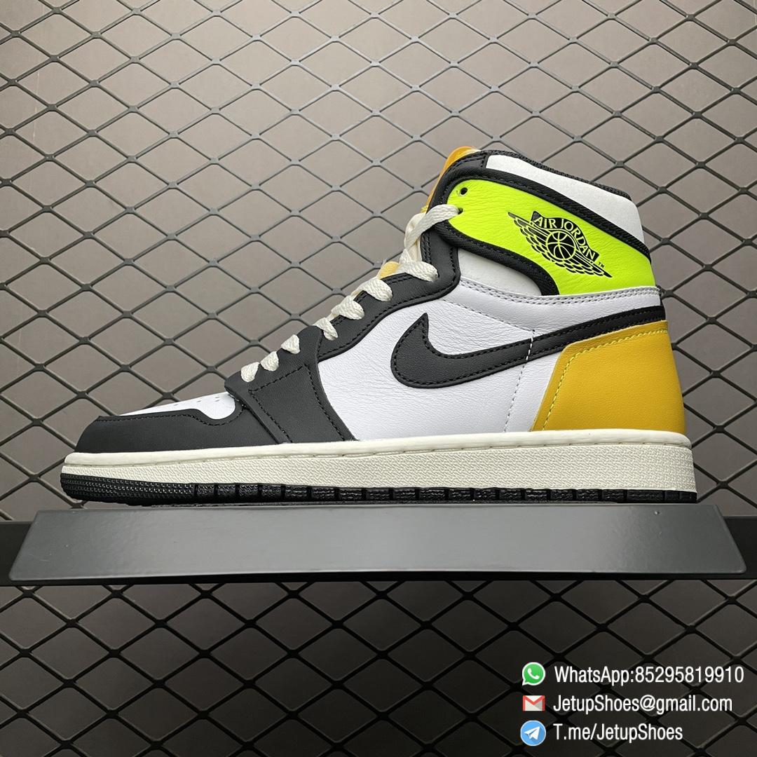 Best Replica Air Jordan 1 Retro High OG Volt Gold White Black Volt University Gold Top Repsneakers Supplier Store 01