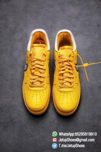 Best Replica Sneakers Off White x Air Force 1 Low University Gold SKU DD1876 700 Top Quality Basketball Shoes 02