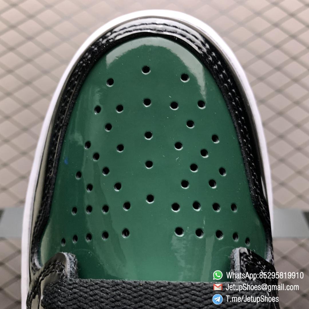 SoleFly x Air Jordan 1 Retro High OG Art Basel Friends Family AV3905 038 Black Leather upper Green Leather Overlays 05 SoleFly x Air Jordan 1 Retro High OG Art Basel Friends Family AV3905 038 Black Leather upper Green Leather Overlays 05