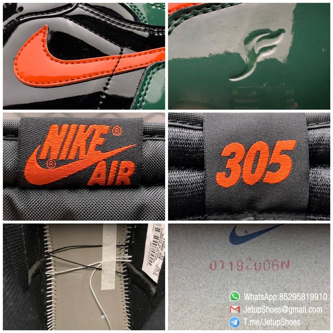 SoleFly x Air Jordan 1 Retro High OG Art Basel Friends Family AV3905 038 Black Leather upper Green Leather Overlays 09 SoleFly x Air Jordan 1 Retro High OG Art Basel Friends Family AV3905 038 Black Leather upper Green Leather Overlays 09