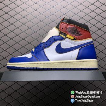 Union Los Angeles Blue Toe x Air Jordan 1 Retro High NRG Storm Blue Best Replica Shoes 01
