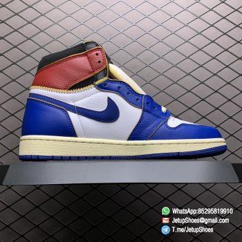 Union Los Angeles Blue Toe x Air Jordan 1 Retro High NRG Storm Blue Best Replica Shoes 02