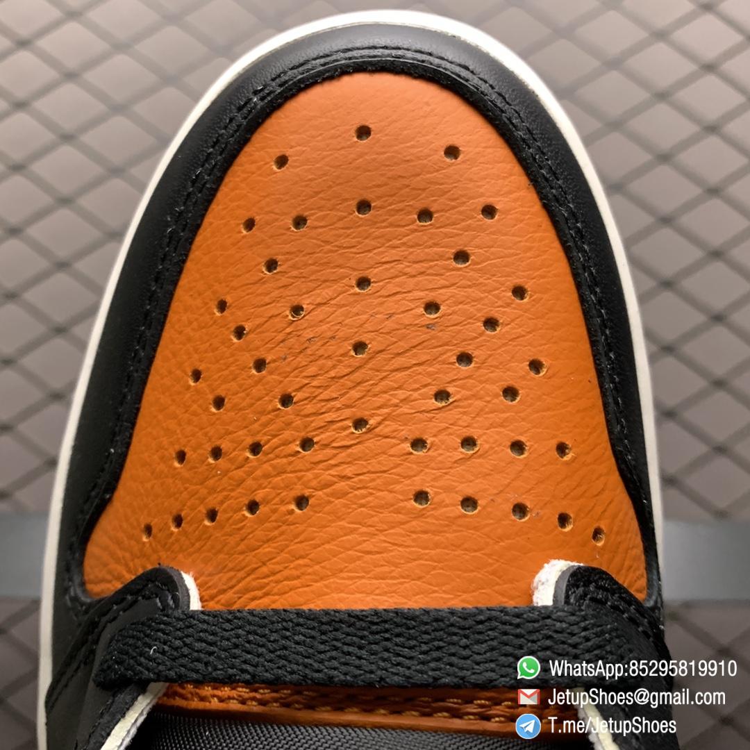 Air Jordan 1 Retro High OG Shattered Backboard SKU 555088 005 Black Laces Orange Toe Box Top Quality RepSneakers 08 Air Jordan 1 Retro High OG Shattered Backboard SKU 555088 005 Black Laces Orange Toe Box Top Quality RepSneakers 08