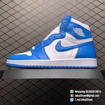 Best Replica Sneakers Air Jordan 1 Retro High OG UNC SKU 555088 117 Blue and White Colorway Top Quality RepSneakers 01