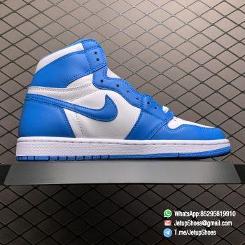 Best Replica Sneakers Air Jordan 1 Retro High OG UNC SKU 555088 117 Blue and White Colorway Top Quality RepSneakers 02