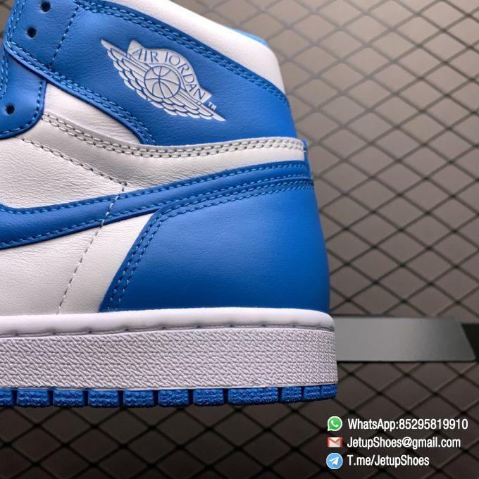 Best Replica Sneakers Air Jordan 1 Retro High OG UNC SKU 555088 117 Blue and White Colorway Top Quality RepSneakers 04
