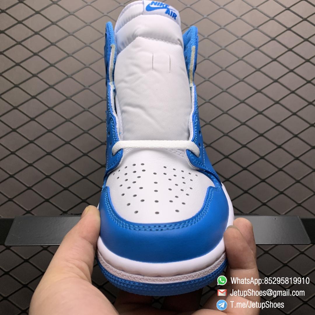 Best Replica Sneakers Air Jordan 1 Retro High OG UNC SKU 555088 117 Blue and White Colorway Top Quality RepSneakers 05