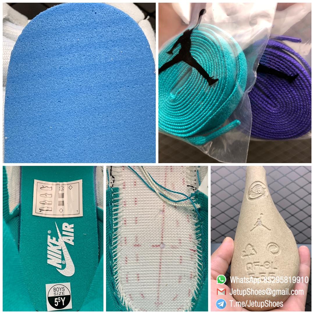 Best Replica Sneakers Air Jordan 1S Retro High OG GS Turbo Green SKU 575441 311 White and Teal Leather Upper 09 Best Replica Sneakers Air Jordan 1S Retro High OG GS Turbo Green SKU 575441 311 White and Teal Leather Upper 09
