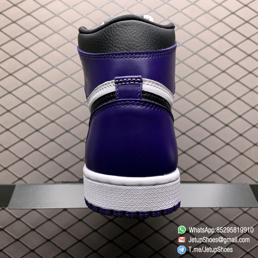 RepSneaker Jordan 1 Retro High Court Purple White SKU 555088 500 White Upper Court Purple Overlays Black Detailing 04 RepSneaker Jordan 1 Retro High Court Purple White SKU 555088 500 White Upper Court Purple Overlays Black Detailing 04