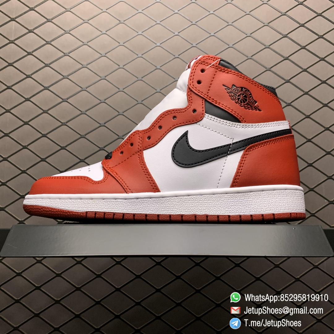 RepSnkrs Womens Air Jordan 1 Retro High OG GS Chicago 2015 SKU 575441 101 Varsity Red Upper Outsole White Midsole 01