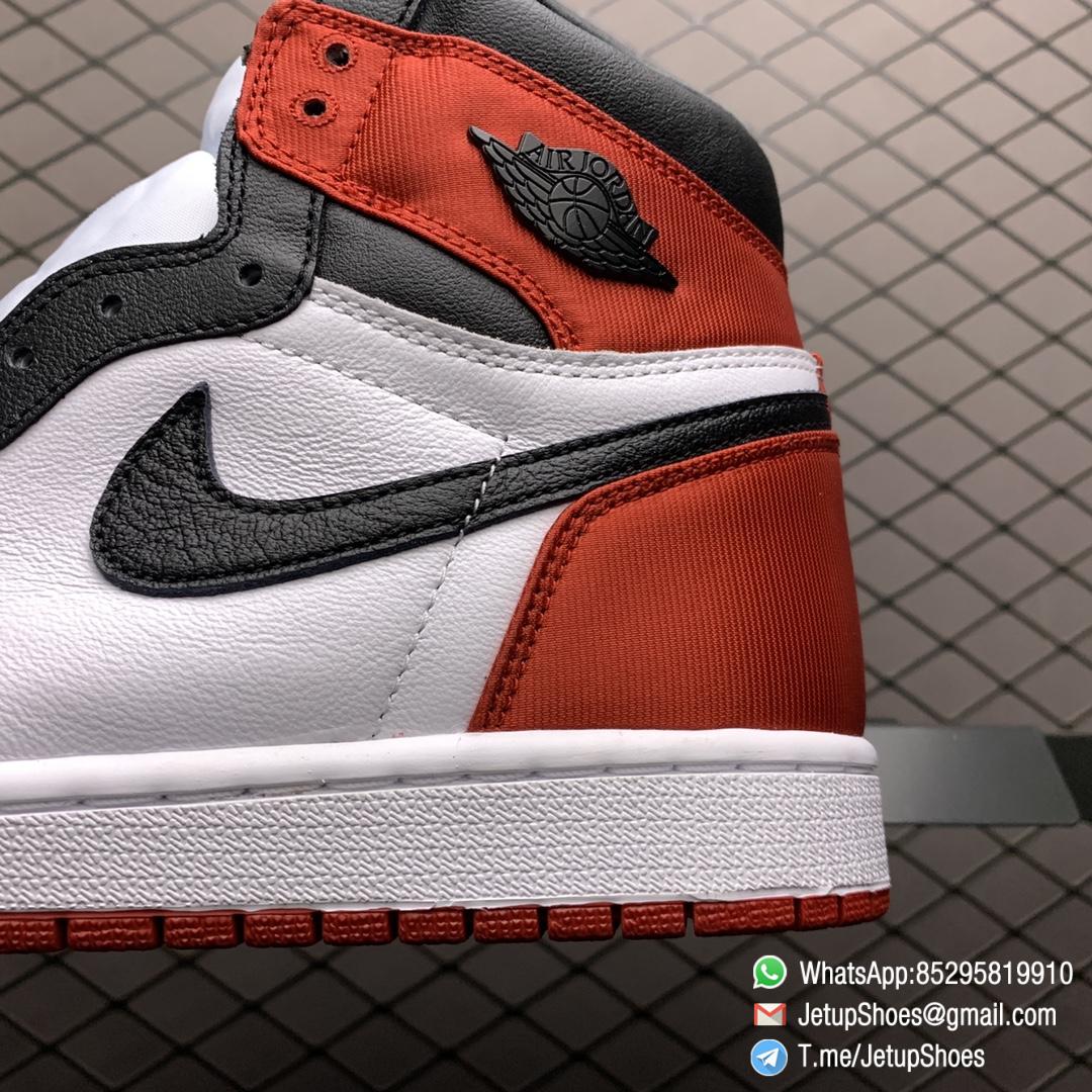 Top Clone Quality Sneakers Wmns Air Jordan 1 Retro High Satin Black Toe SKU CD0461 016 Super RepSneaker 05