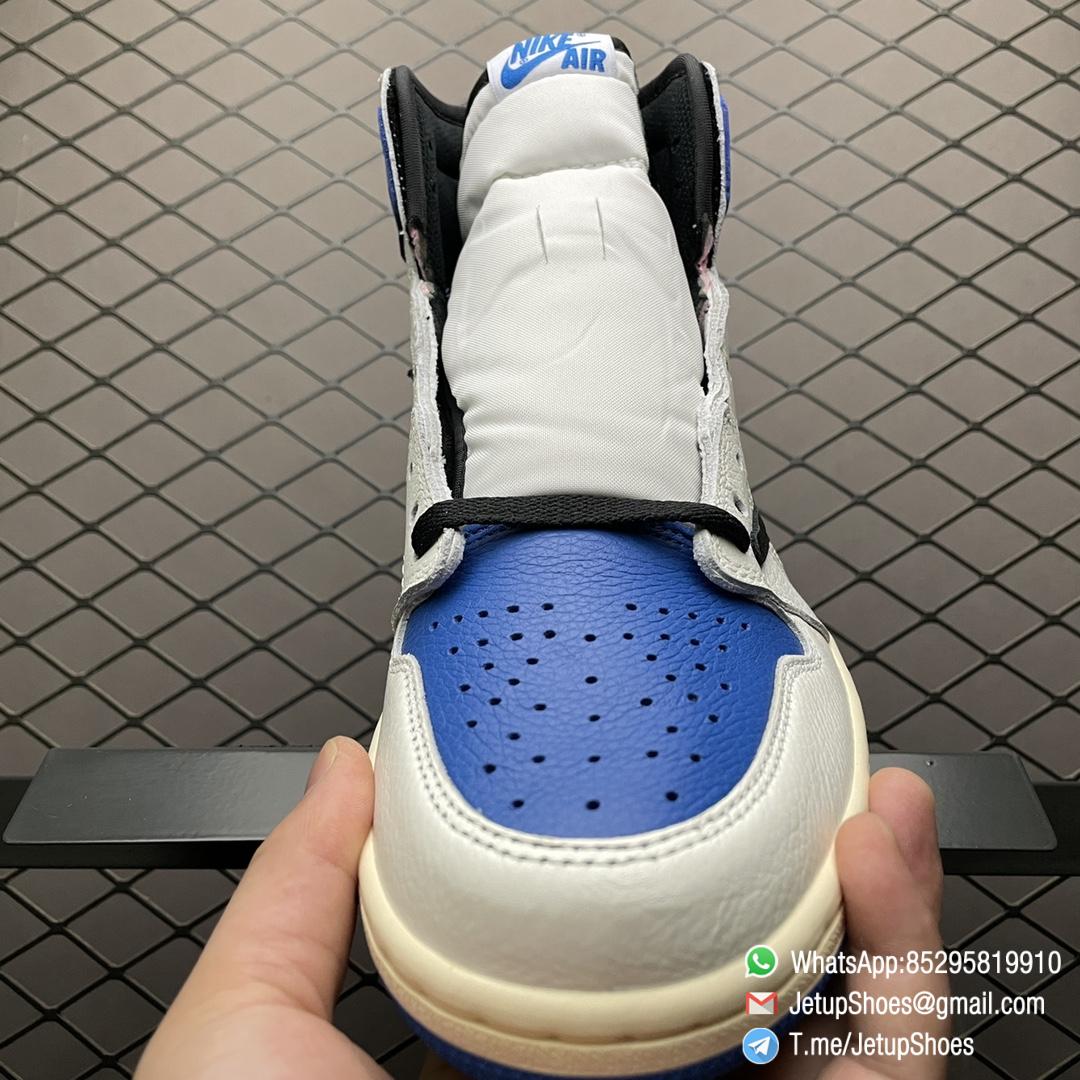 Top Fake Sneakers Fragment Design x Travis Scott x Air Jordan 1 Retro High SKU DH3227 105 Signature Inverted Swoosh 03