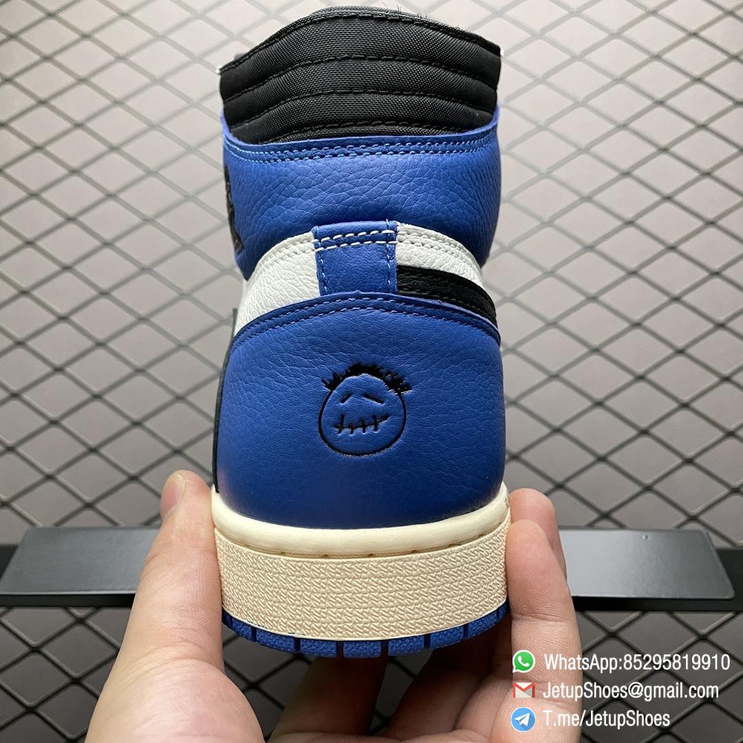 Top Fake Sneakers Fragment Design x Travis Scott x Air Jordan 1 Retro High SKU DH3227 105 Signature Inverted Swoosh 04