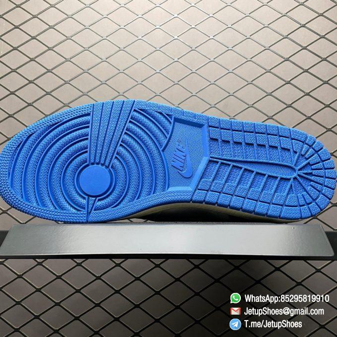 Top Fake Sneakers Fragment Design x Travis Scott x Air Jordan 1 Retro High SKU DH3227 105 Signature Inverted Swoosh 05