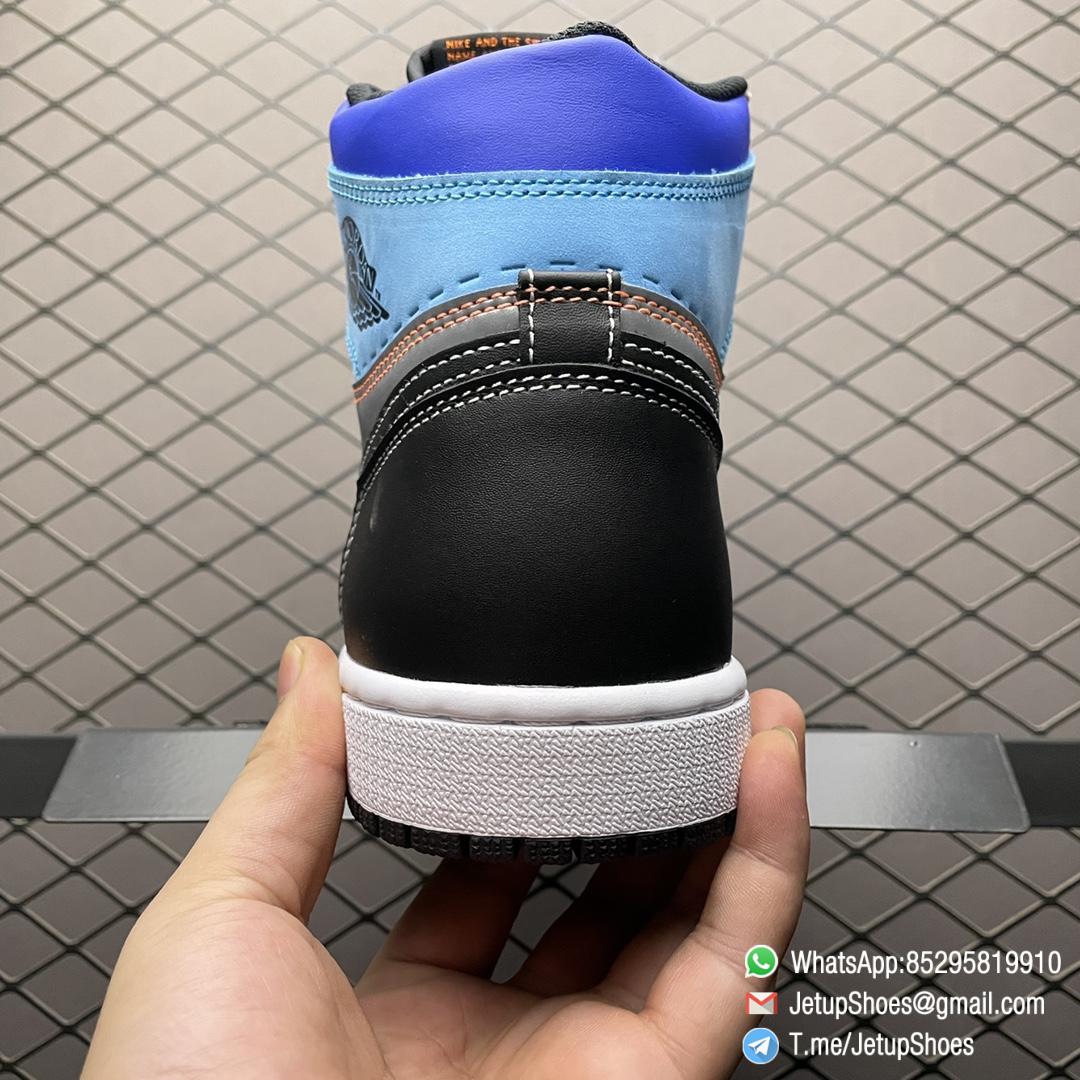 Best Replica Air Jordan 1 Retro High OG Prototype White Base Tan Nubuck Grey and Black leather Overlays Blue Collar Orange Mini Swoosh SKU DC6515 100 04 Best Replica Air Jordan 1 Retro High OG Prototype White Base Tan Nubuck Grey and Black leather Overlays Blue Collar Orange Mini Swoosh SKU DC6515 100 04