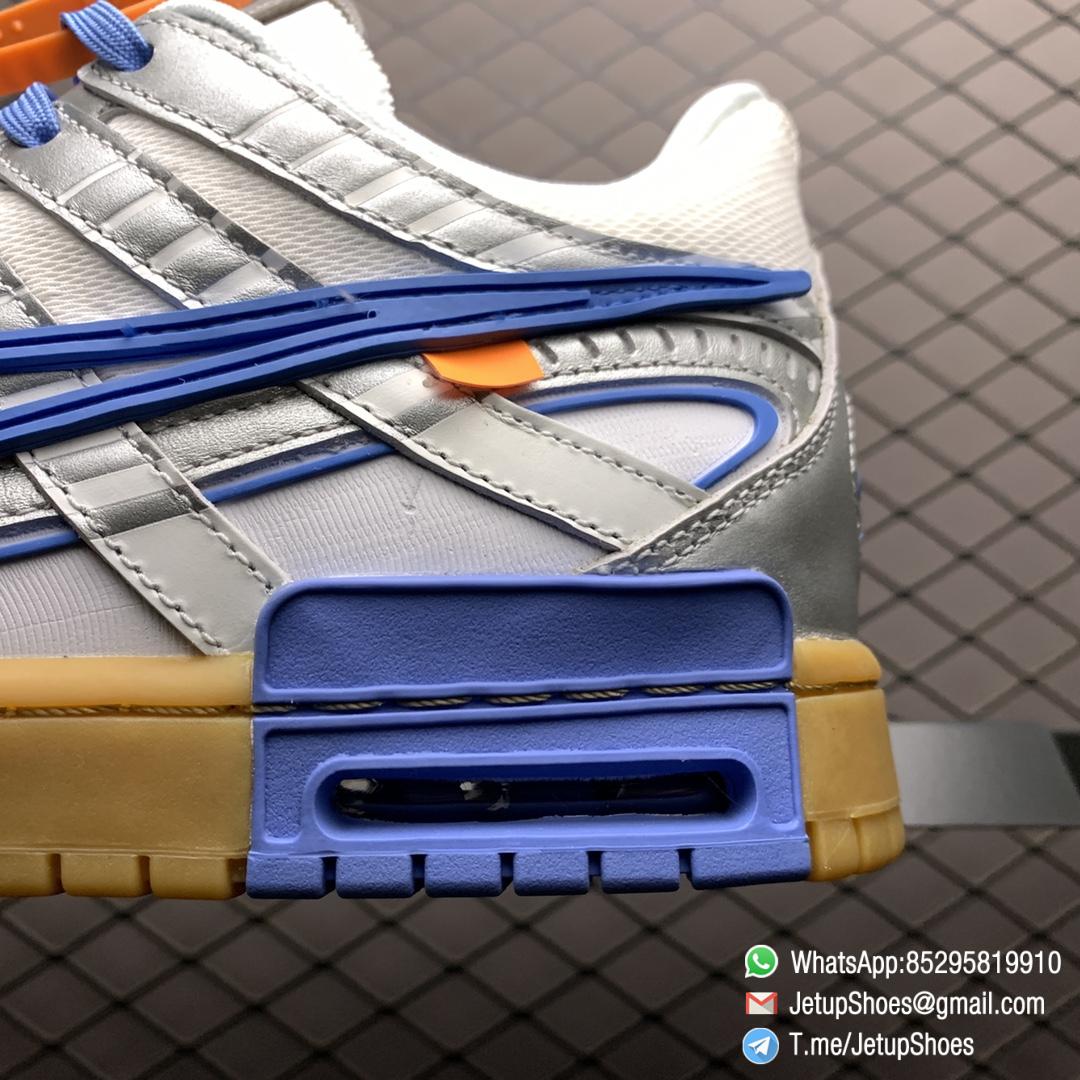 Best Replica Nike x Off White x Air Rubber Dunk University Blue White Mesh Blue Accents Upper Metallic Silver Overlays Virgil Stamp Orange Tab Swoosh SKU CU6015 100 08 Best Replica Nike x Off White x Air Rubber Dunk University Blue White Mesh Blue Accents Upper Metallic Silver Overlays Virgil Stamp Orange Tab Swoosh SKU CU6015 100 08