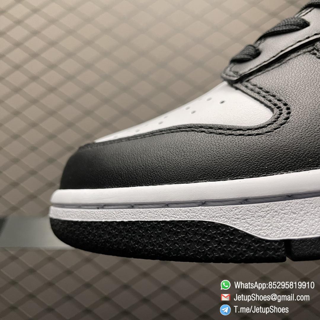 Best Replica Shoes Nike Dunk Low Black White White Leather Base Upper Black Overlays Around Toe and Heel SKU DD1391 100 06 Best Replica Shoes Nike Dunk Low Black White White Leather Base Upper Black Overlays Around Toe and Heel SKU DD1391 100 06