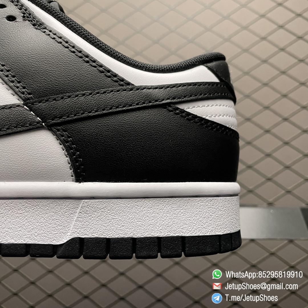 Best Replica Shoes Nike Dunk Low Black White White Leather Base Upper Black Overlays Around Toe and Heel SKU DD1391 100 07 Best Replica Shoes Nike Dunk Low Black White White Leather Base Upper Black Overlays Around Toe and Heel SKU DD1391 100 07