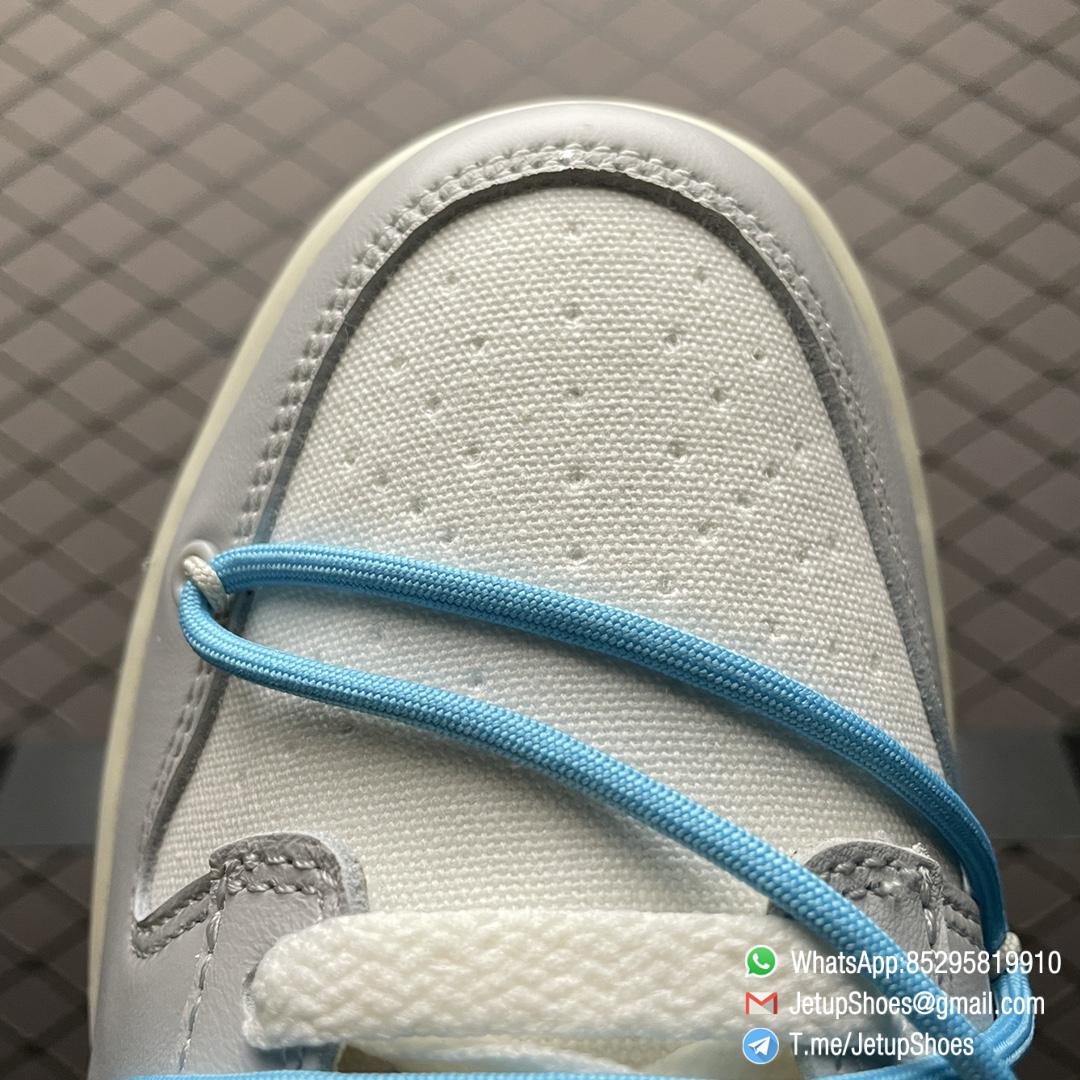 Best Replica Sneakers Nike Dunk Off White x Dunk Low Lot 02 of 50 Blue Lace White Leather Upper Grey Canvas Overlays 2 of 50 Badge SKU DM1602 115 05 Best Replica Sneakers Nike Dunk Off White x Dunk Low Lot 02 of 50 Blue Lace White Leather Upper Grey Canvas Overlays 2 of 50 Badge SKU DM1602 115 05