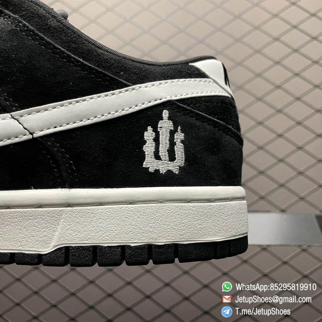 Best Replica Sneakers Nike Dunk SB Dunk Low Pro SB Weiger Black Suede Upper White Swoosh White Heel Patch White Embroidered W Logo SKU 304292 014 04 Best Replica Sneakers Nike Dunk SB Dunk Low Pro SB Weiger Black Suede Upper White Swoosh White Heel Patch White Embroidered W Logo SKU 304292 014 04