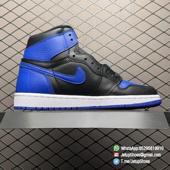 RepSneakers AJ1 Retro High OG Royal 2017 One of the Top 3 Air Jordan 1 Retro Colorways Black Blue Upper Michael Jordan Never Wore It on The Court SKU 555088 007 02