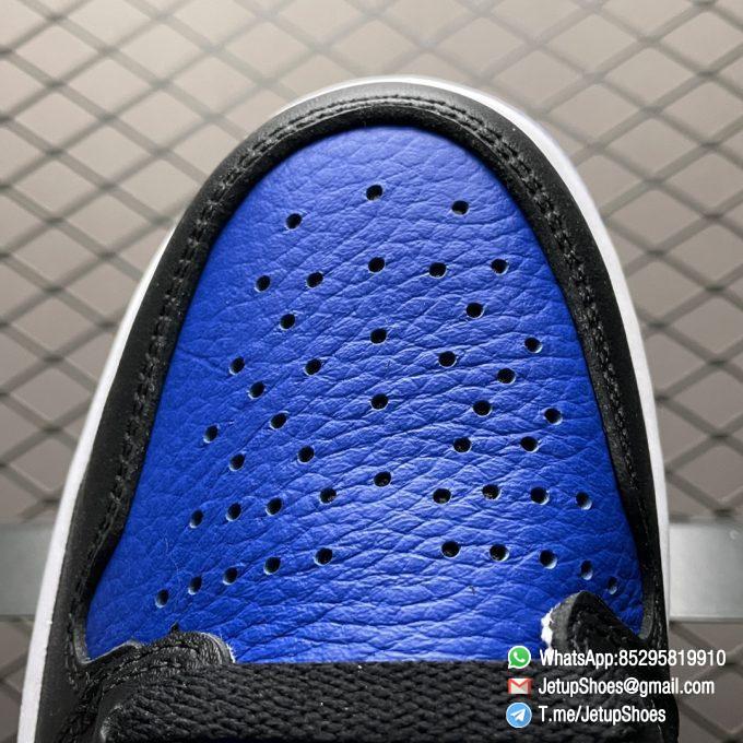 RepSneakers AJ1 Retro High OG Royal 2017 One of the Top 3 Air Jordan 1 Retro Colorways Black Blue Upper Michael Jordan Never Wore It on The Court SKU 555088 007 08