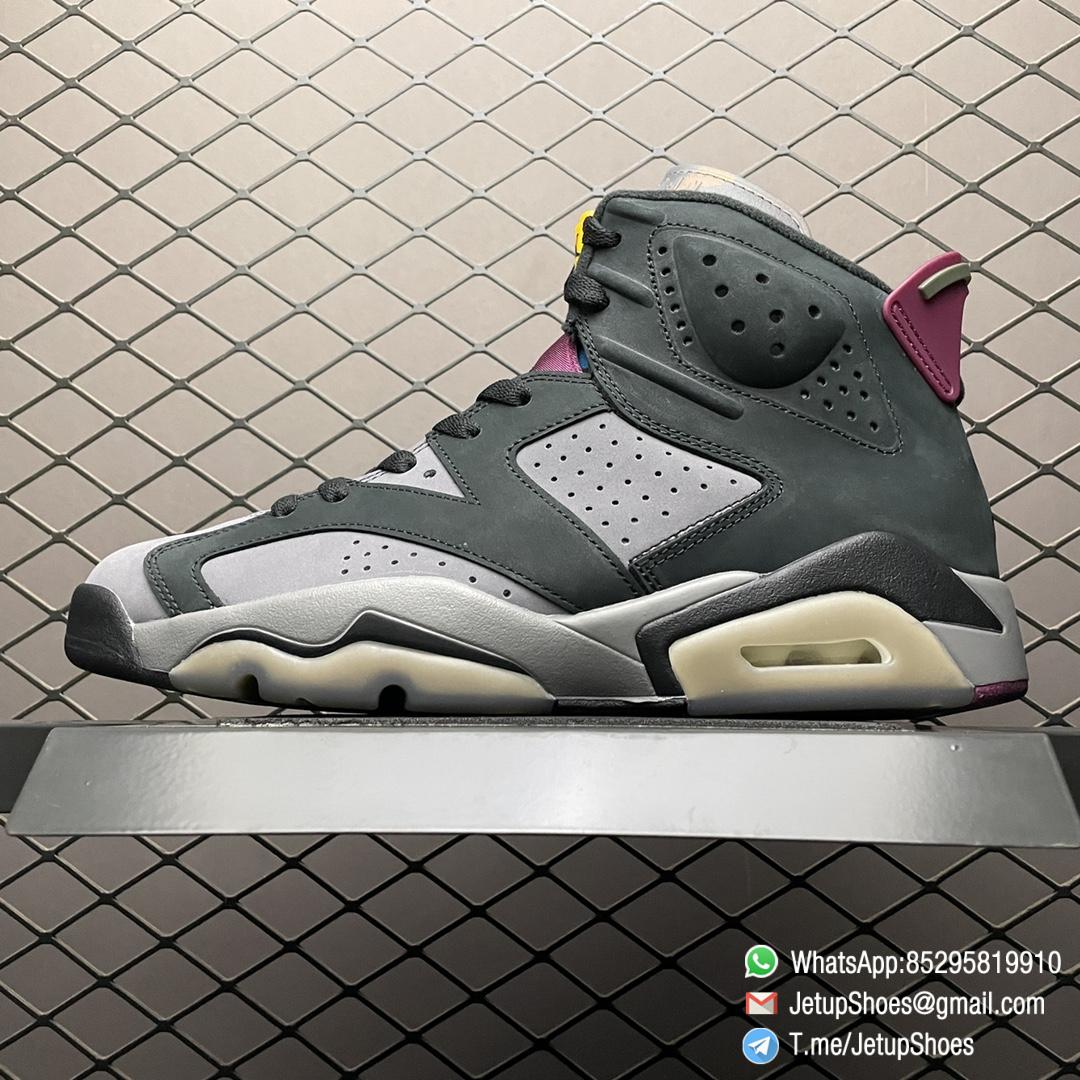 RepSneakers AJ6 Air Jordan 6 Retro Bordeaux Soft Nubuck Upper Grey Base Black Overlays Multicolor Translucent Tongue Bordeaux Throat Heel Tab SKU CT8529 063 01 RepSneakers AJ6 Air Jordan 6 Retro Bordeaux Soft Nubuck Upper Grey Base Black Overlays Multicolor Translucent Tongue Bordeaux Throat Heel Tab SKU CT8529 063 01
