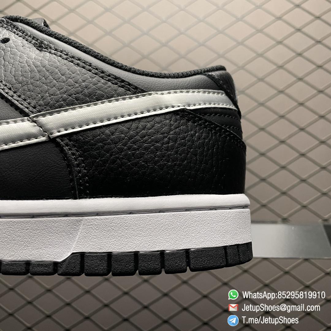 Replica Shoes NBA x NK Dunk Low Black Silver for Celebrates NBAs 75th Anniversary Black Upper Smooth Leather Base Tumbled Leather overlays SKU DC9560 001 07 Replica Shoes NBA x NK Dunk Low Black Silver for Celebrates NBAs 75th Anniversary Black Upper Smooth Leather Base Tumbled Leather overlays SKU DC9560 001 07