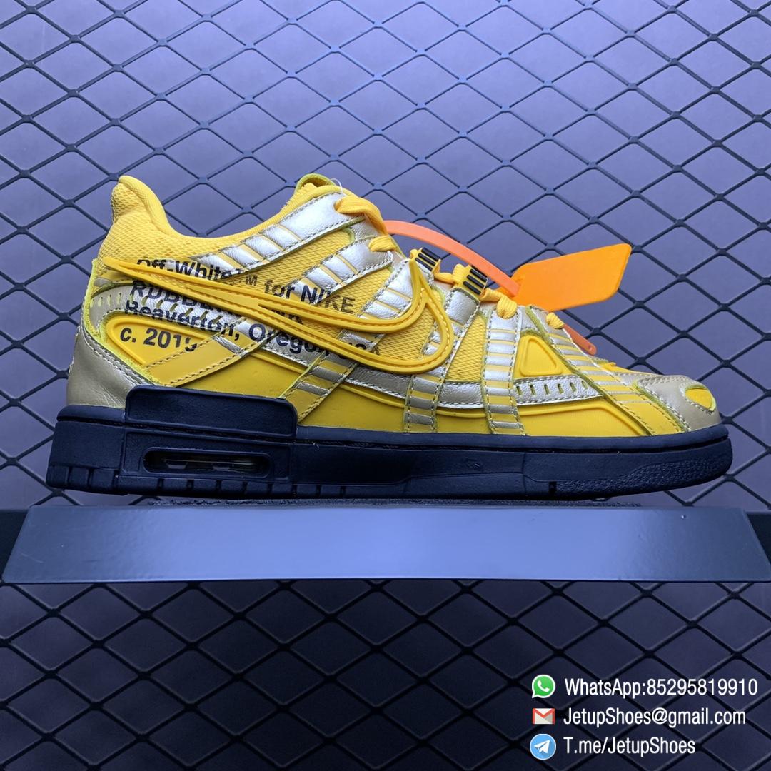 Replica Shoes Off White x Nike Air Rubber Dunk University Gold Yellow Mesh Upper Metallic Gold Leather Overlays Nike Off Tongue Tag Helvetica Text Medial Side SKU CU6015 700 02 Replica Shoes Off White x Nike Air Rubber Dunk University Gold Yellow Mesh Upper Metallic Gold Leather Overlays Nike Off Tongue Tag Helvetica Text Medial Side SKU CU6015 700 02