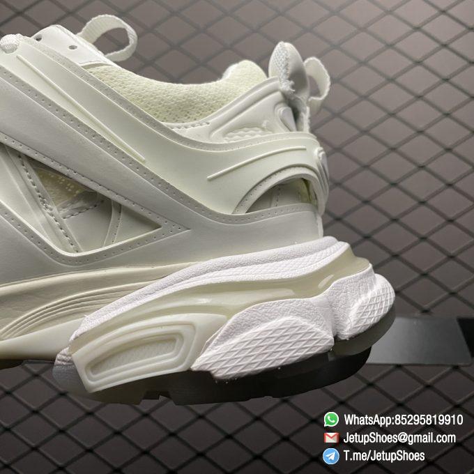 Replica Sneakers Balenciaga Mens Track Sneaker In White Mesh and Nylon Upper Glow In The Dark Effect Track Embossed Heel BB Embossed Outsole SKU 542023W3CR19000 07