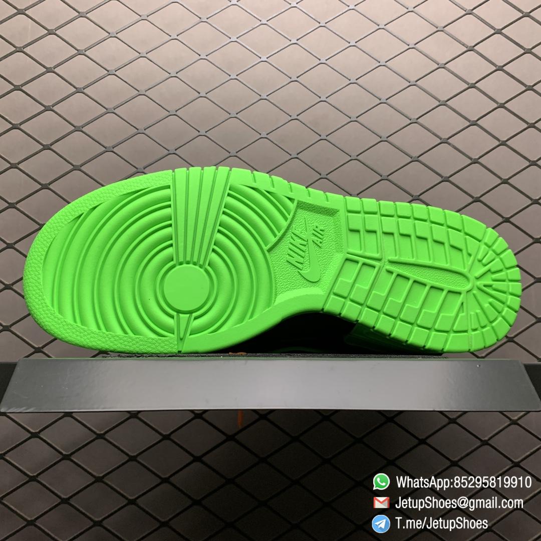 Top Quality Replica Sneakers Off White x Air Rubber Dunk Green Strike Black Green Upper Outlined Swoosh Nike Off Tongue Tag and Shoelaces SKU CU6015 001 05 Top Quality Replica Sneakers Off White x Air Rubber Dunk Green Strike Black Green Upper Outlined Swoosh Nike Off Tongue Tag and Shoelaces SKU CU6015 001 05