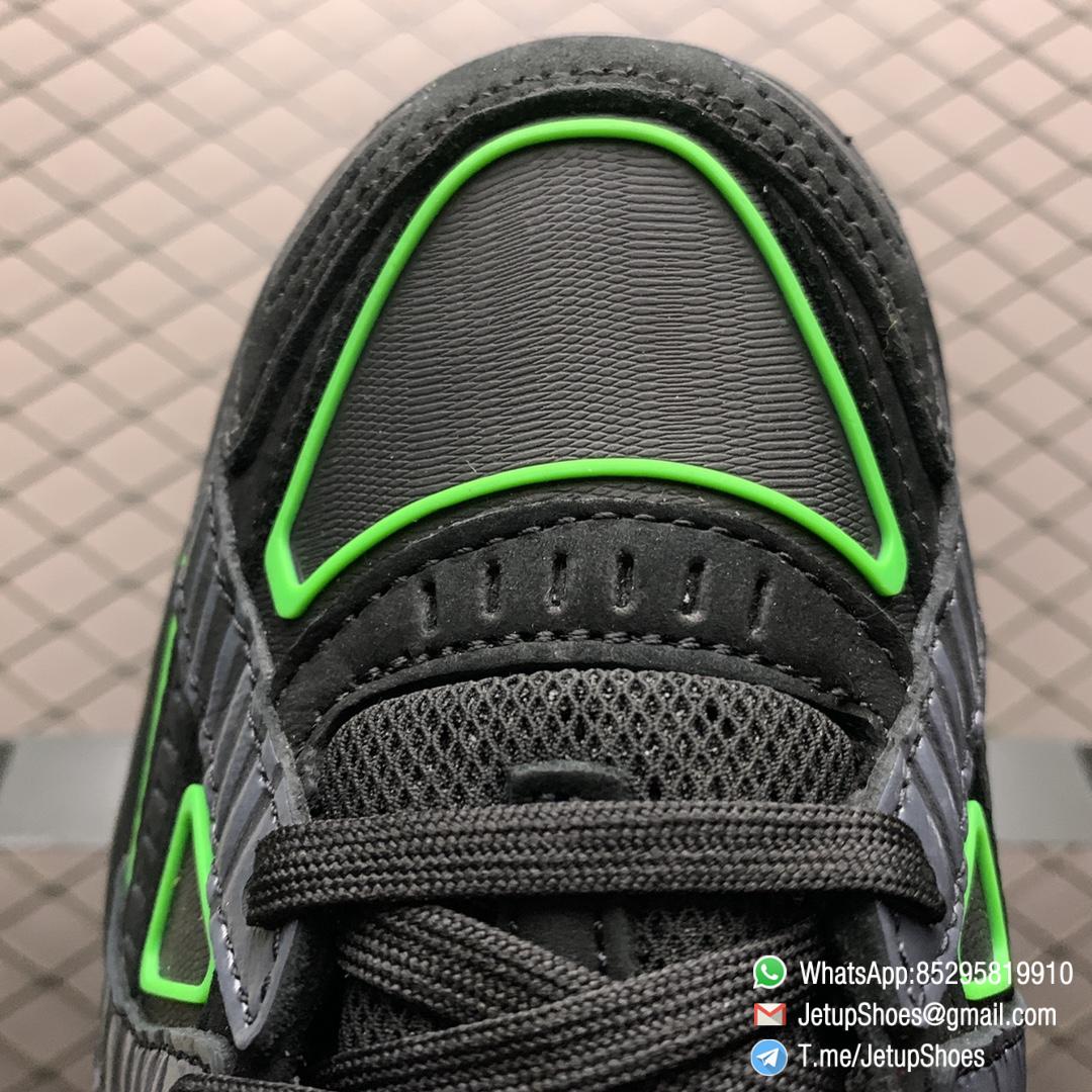 Top Quality Replica Sneakers Off White x Air Rubber Dunk Green Strike Black Green Upper Outlined Swoosh Nike Off Tongue Tag and Shoelaces SKU CU6015 001 06 Top Quality Replica Sneakers Off White x Air Rubber Dunk Green Strike Black Green Upper Outlined Swoosh Nike Off Tongue Tag and Shoelaces SKU CU6015 001 06