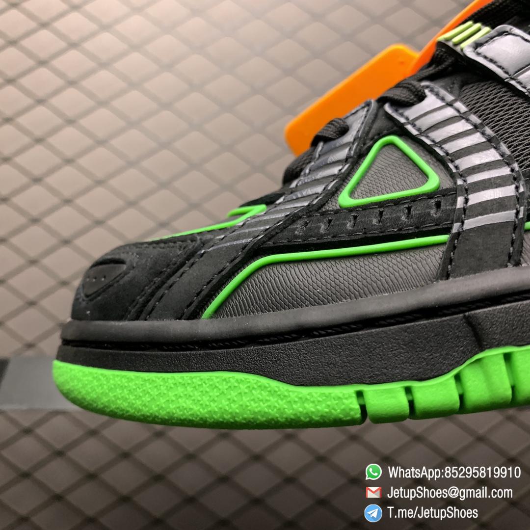 Top Quality Replica Sneakers Off White x Air Rubber Dunk Green Strike Black Green Upper Outlined Swoosh Nike Off Tongue Tag and Shoelaces SKU CU6015 001 07 Top Quality Replica Sneakers Off White x Air Rubber Dunk Green Strike Black Green Upper Outlined Swoosh Nike Off Tongue Tag and Shoelaces SKU CU6015 001 07