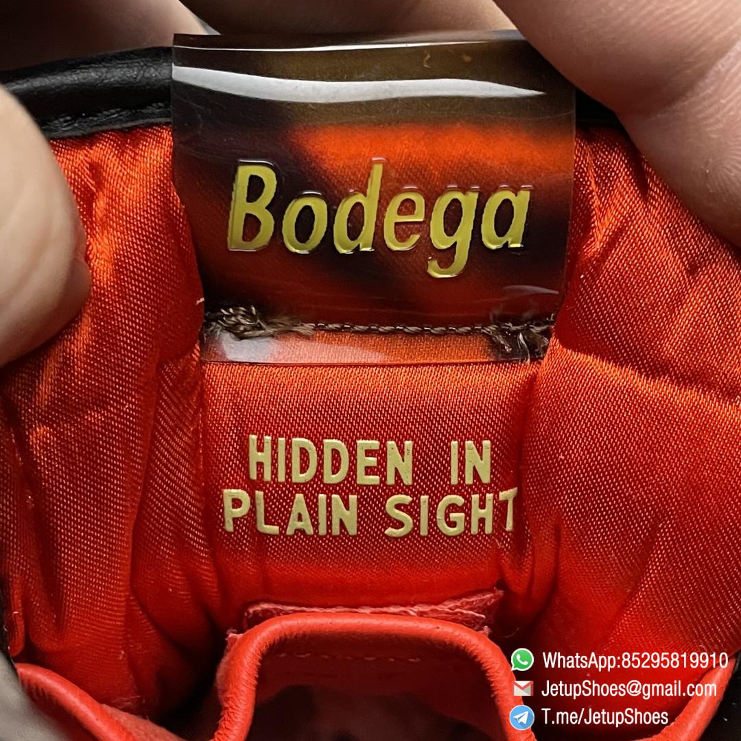 Top Quality Repsneakers Bodega x Dunk High Legend Moccasin Like Rawhide Stitching Cream hued Leather Toe Brown Hairy Suede Panels and Overlays Debossed Bodega Logo SKU CZ8125 200 09 Top Quality Repsneakers Bodega x Dunk High Legend Moccasin Like Rawhide Stitching Cream hued Leather Toe Brown Hairy Suede Panels and Overlays Debossed Bodega Logo SKU CZ8125 200 09