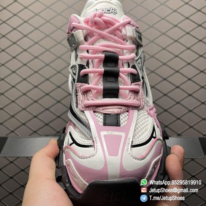 Top Replica Balenciaga Wmns Track 2 Sneaker Pink Colorway Pink Grey White SKU 568615 W3AE2 5291 Best Rep Snkrs Store 03