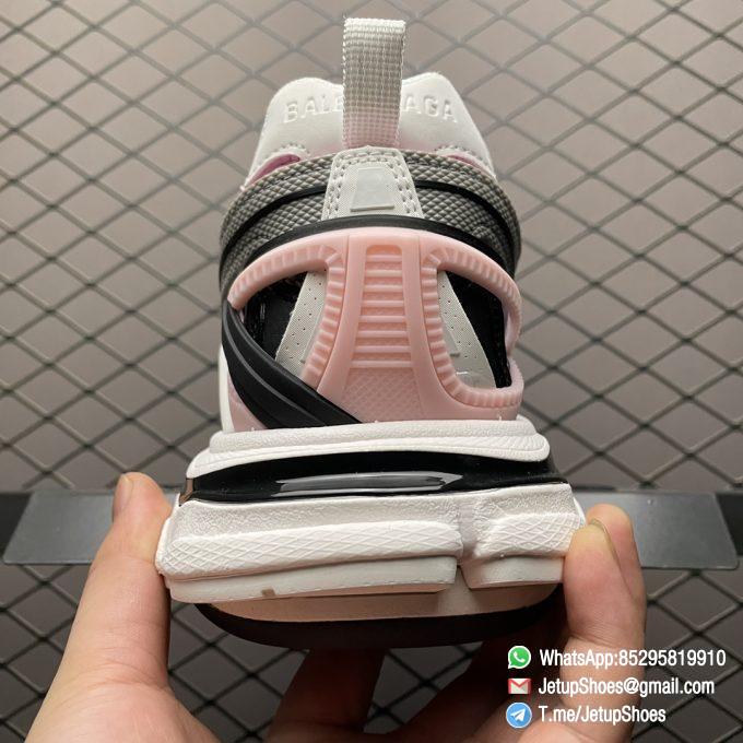 Top Replica Balenciaga Wmns Track 2 Sneaker Pink Colorway Pink Grey White SKU 568615 W3AE2 5291 Best Rep Snkrs Store 04