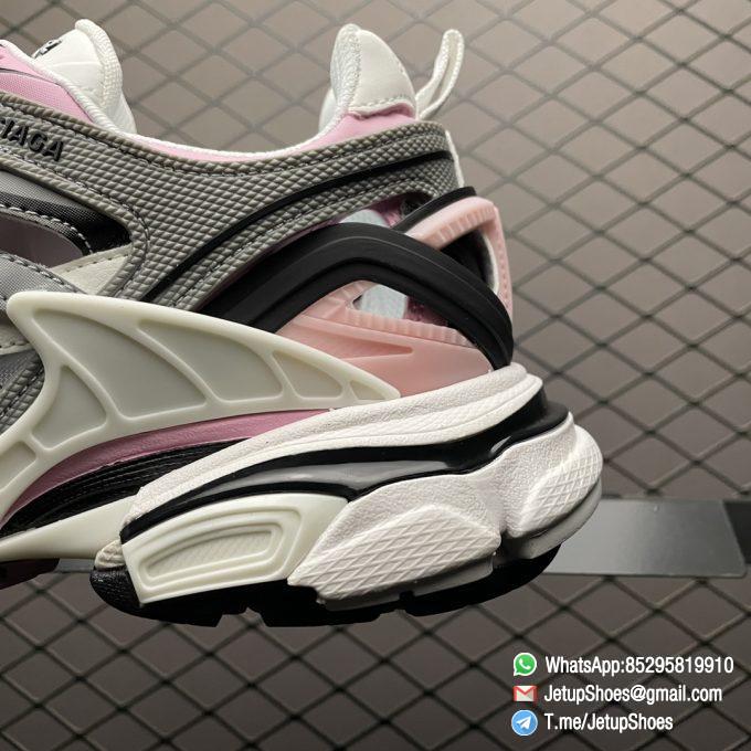 Top Replica Balenciaga Wmns Track 2 Sneaker Pink Colorway Pink Grey White SKU 568615 W3AE2 5291 Best Rep Snkrs Store 07