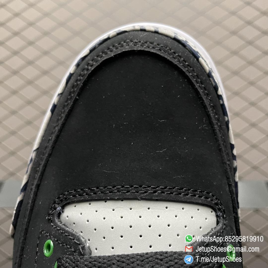 Best Replica Air Jordan 3 Retro Pine Green Black Textured Nubuck Upper Signature Elephant Overlays Green Eyelets Collar Jumpman Icon tongue Heel Top Fake Sneakers 05 Best Replica Air Jordan 3 Retro Pine Green Black Textured Nubuck Upper Signature Elephant Overlays Green Eyelets Collar Jumpman Icon tongue Heel Top Fake Sneakers 05