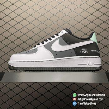 Best Replica Sneakers Nike Air Force 1 07 Camcorder Black White Grey Colorway REC LEVEL WHT BAL SHUTTER SPEED PROGRAM SKU GD5060 755 01