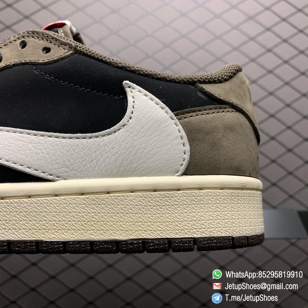 Best Replica Travis Scott x Air Jordan 1 Low Mocha Black and Dark Mocha Upper Oversized Backward Facing Swoosh Cactus Jack Logo Scotts face Pattern SKU CQ4277 001 04 Best Replica Travis Scott x Air Jordan 1 Low Mocha Black and Dark Mocha Upper Oversized Backward Facing Swoosh Cactus Jack Logo Scotts face Pattern SKU CQ4277 001 04