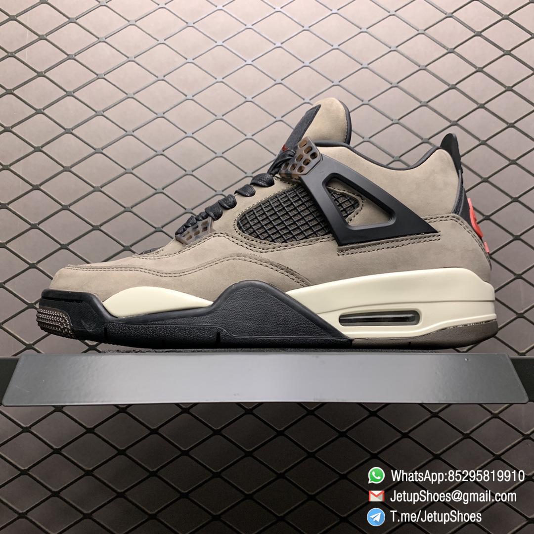 Replica Sneakers Travis Scott Olive x Air Jordan 4 Retro TS4 AJ4 Brown Suede Upper Cactus Jack Logo Right Heel Friends Family Limited Edition SKU AJ4 882335 01 Replica Sneakers Travis Scott Olive x Air Jordan 4 Retro TS4 AJ4 Brown Suede Upper Cactus Jack Logo Right Heel Friends Family Limited Edition SKU AJ4 882335 01