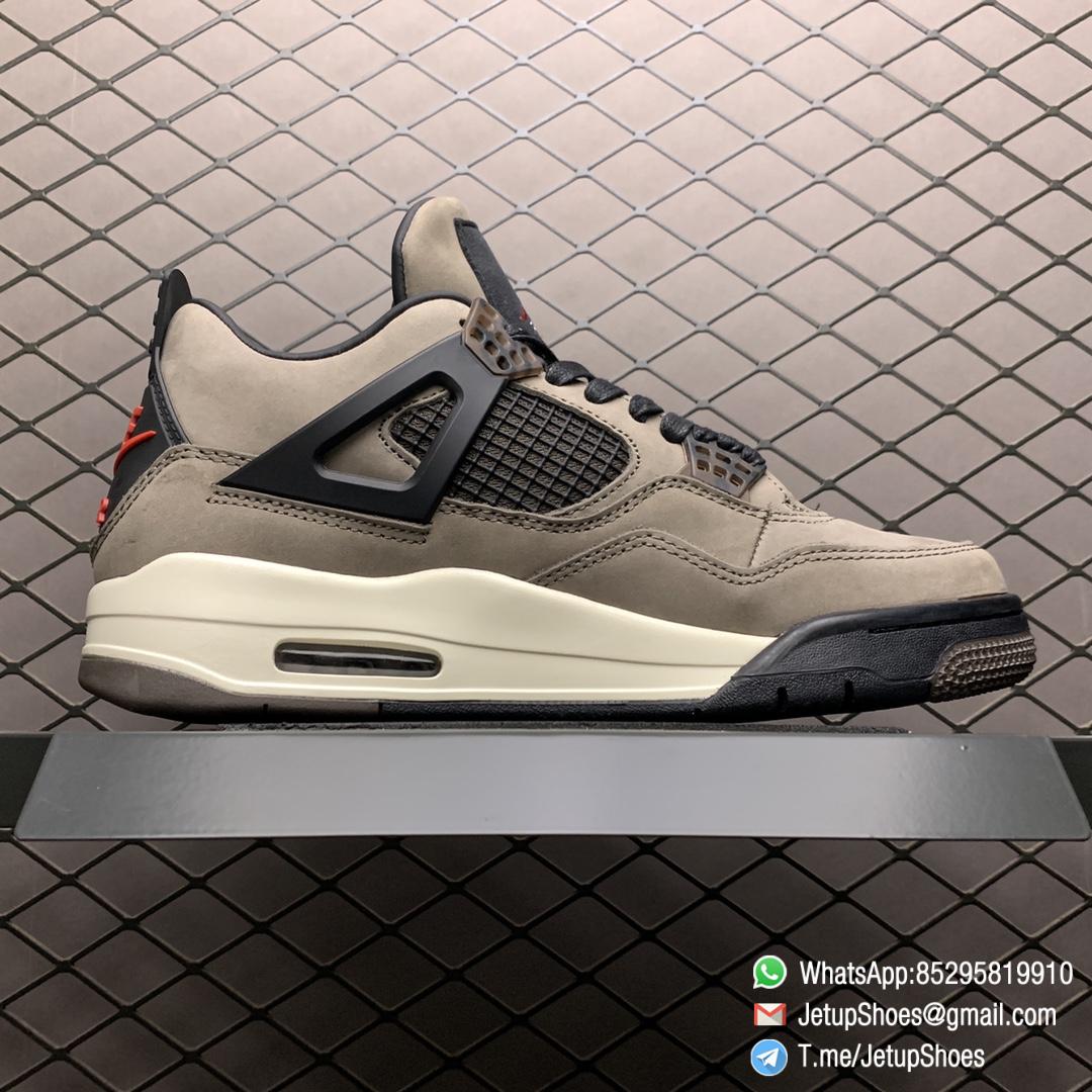 Replica Sneakers Travis Scott Olive x Air Jordan 4 Retro TS4 AJ4 Brown Suede Upper Cactus Jack Logo Right Heel Friends Family Limited Edition SKU AJ4 882335 02 Replica Sneakers Travis Scott Olive x Air Jordan 4 Retro TS4 AJ4 Brown Suede Upper Cactus Jack Logo Right Heel Friends Family Limited Edition SKU AJ4 882335 02
